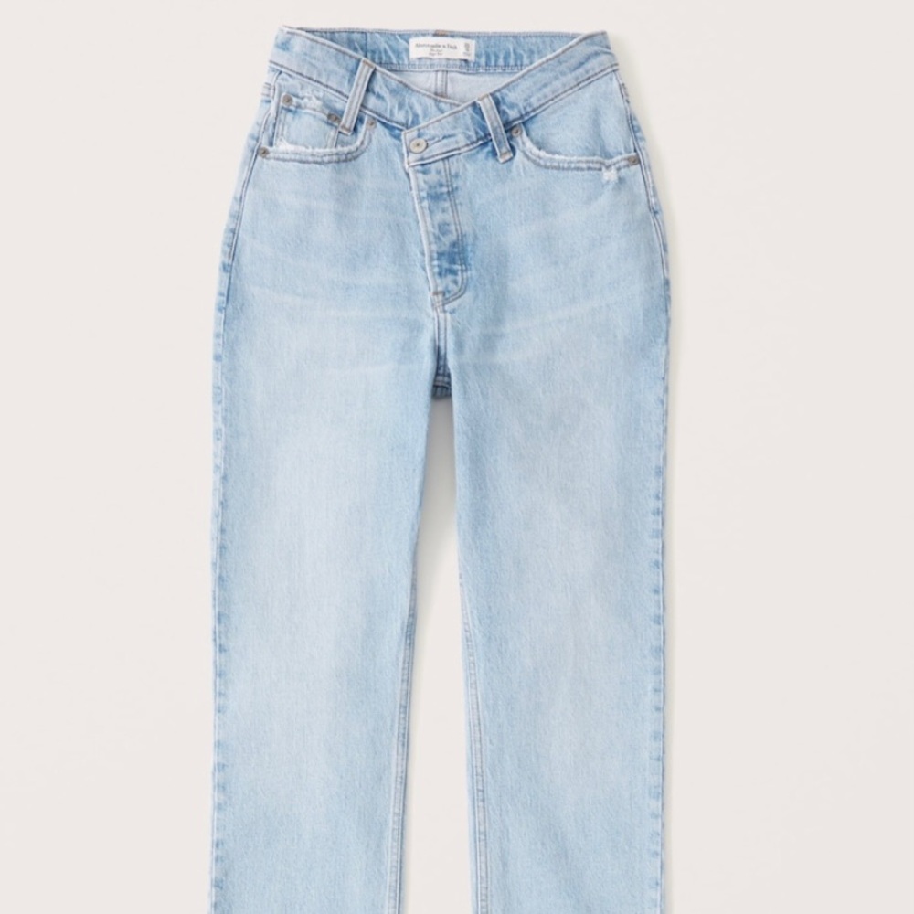 BUNDLE Abercrombie High Rise Curve Love Dad Jeans NWT - 2 PAIRS